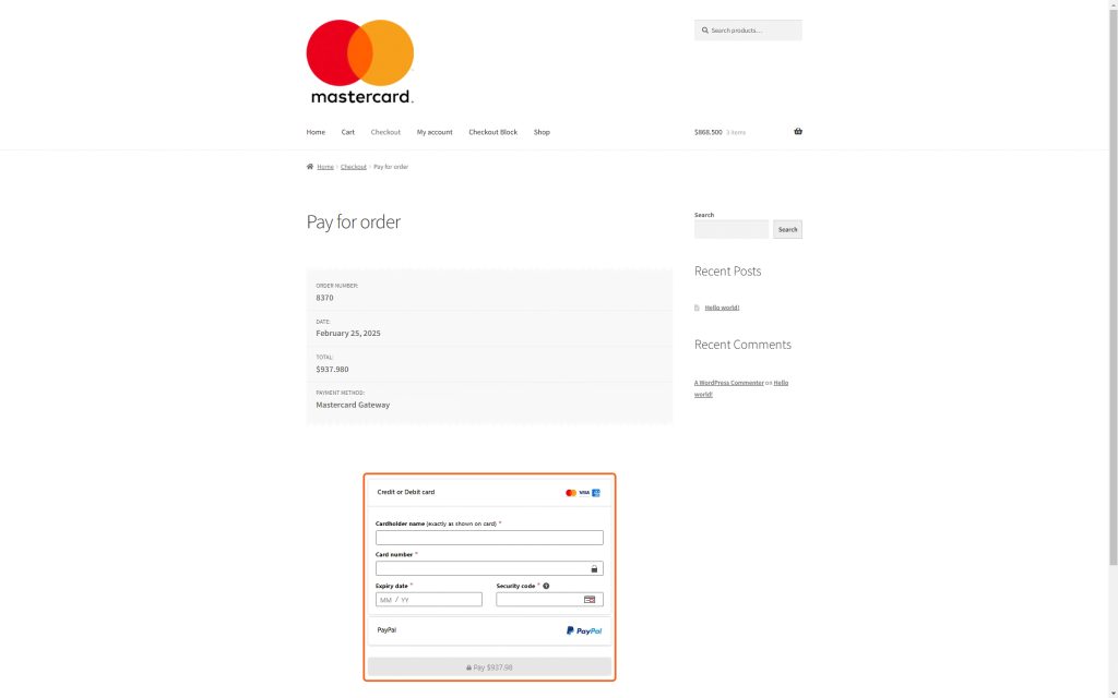 Embedded_Form_woocommerce