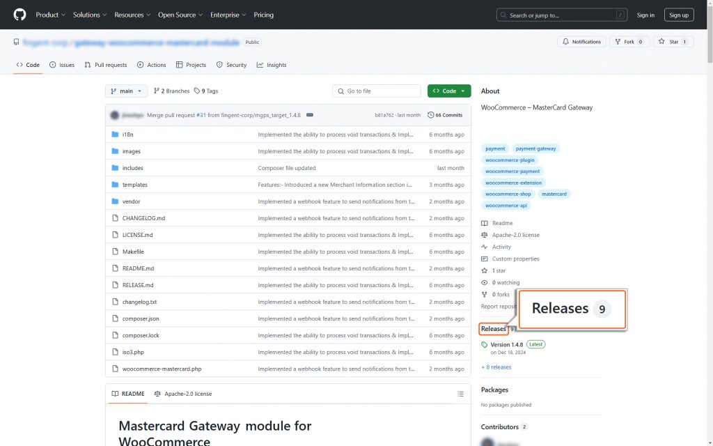 GitHub_Releases_woocommerce