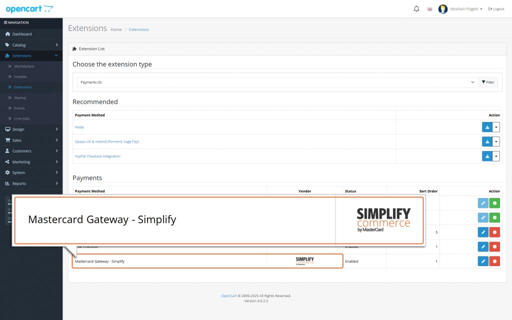 Mastercard_Payment_Opencart_Simplify