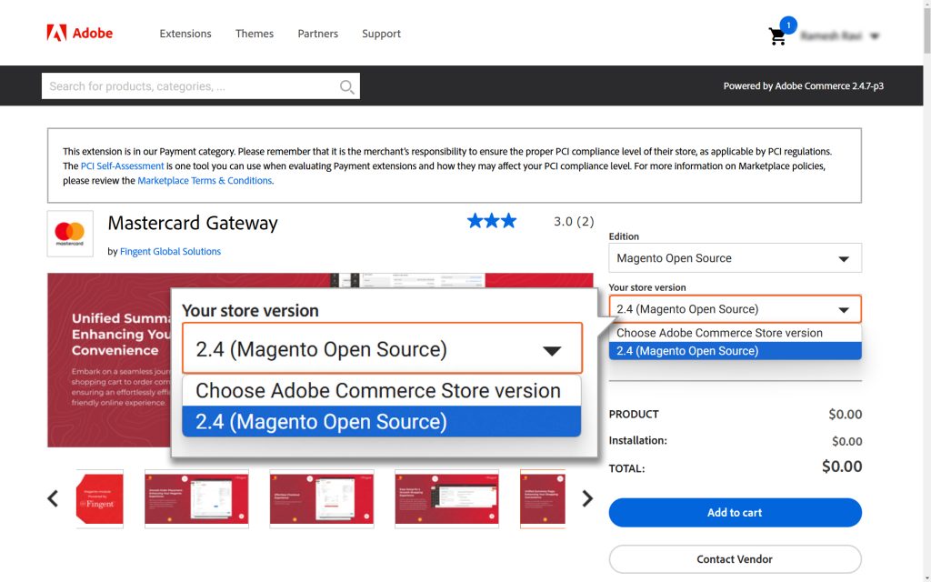Your_store_version_magento